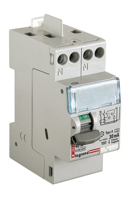 Image principale de Interrupteur différentiel à vis 40A 30 mA type A - LEGRAND