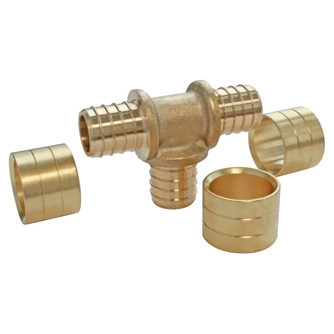 Image principale de Té égal à glissement pour tube PER Ø16 - Sachet 2 pièces