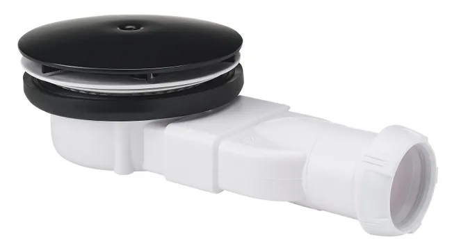Image principale de Bonde De Douche Noir Super Plat 24L/Min