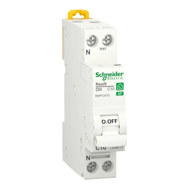 Image principale de Disjoncteur modulaire 10A courbe C Resi9 XP, SCHNEIDER ELECTRIC