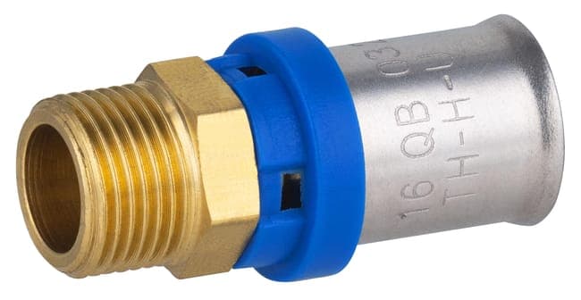 Raccord mâle M.12x17(3/8'') multicouche à sertir Diam.16 mm