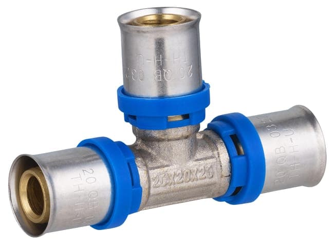 Raccord té multicouche à sertir Diam.20 mm