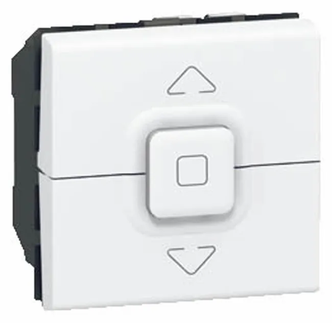 Image principale de Interrupteur volet roulant à assembler, LEGRAND Mosaic, blanc