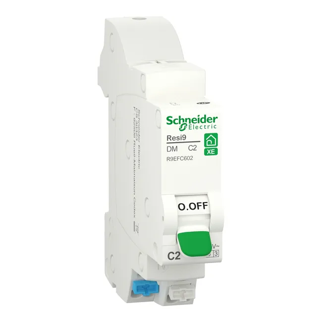 Image principale de Disjoncteur modulaire 2A courbe C Resi9 XE, SCHNEIDER ELECTRIC