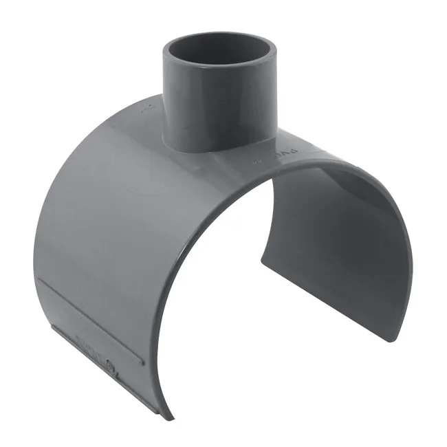 Image principale de Selle de branchement PVC évacuation 90° mâle/femelle Ø100-110x32