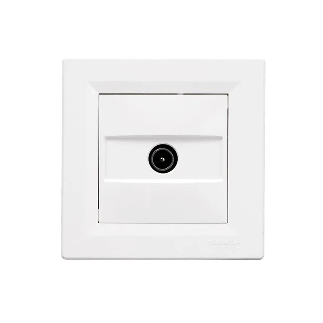 Image principale de Prise TV encastrable SCHNEIDER Asfora EPH3200121 connecteur mâle - 9,5 mm -blanc