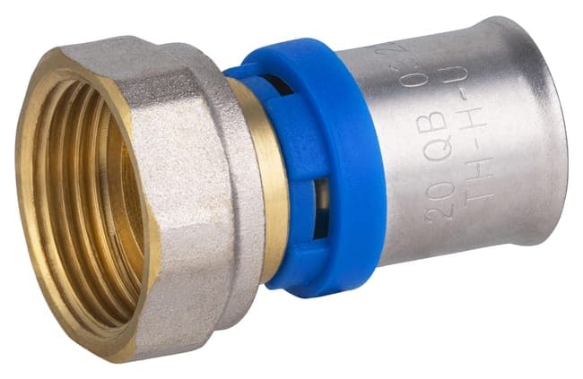 Raccord femelle écrou libre F.20x27(3/4'') multicouche à sertir Diam.20 mm