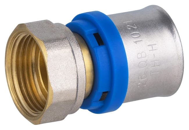 Raccord femelle écrou libre F.20x27(3/4'') multicouche à sertir Diam.26 mm
