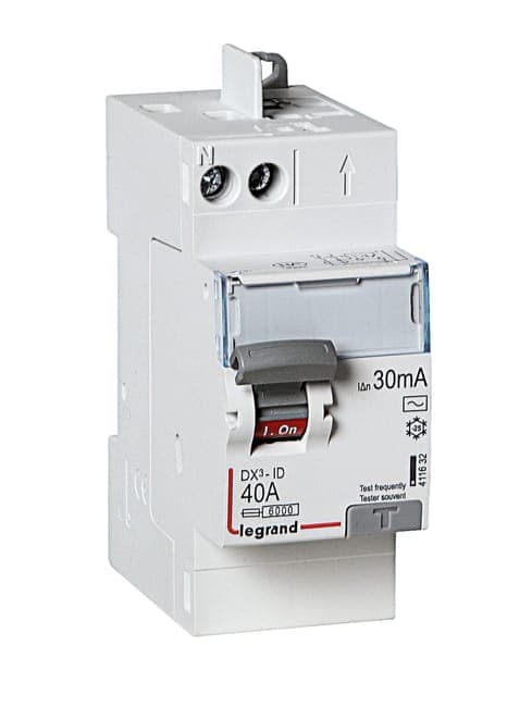 Image principale de Interrupteur différentiel automatique 40A 30 mA type AC - LEGRAND