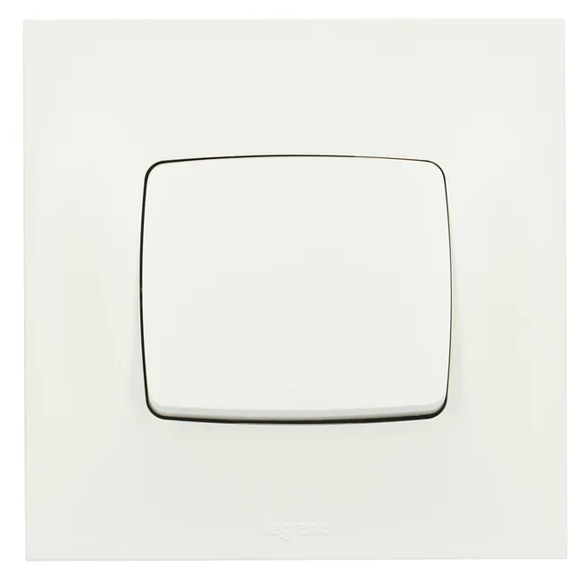 Image principale de Poussoir complet, LEGRAND Neptune, blanc