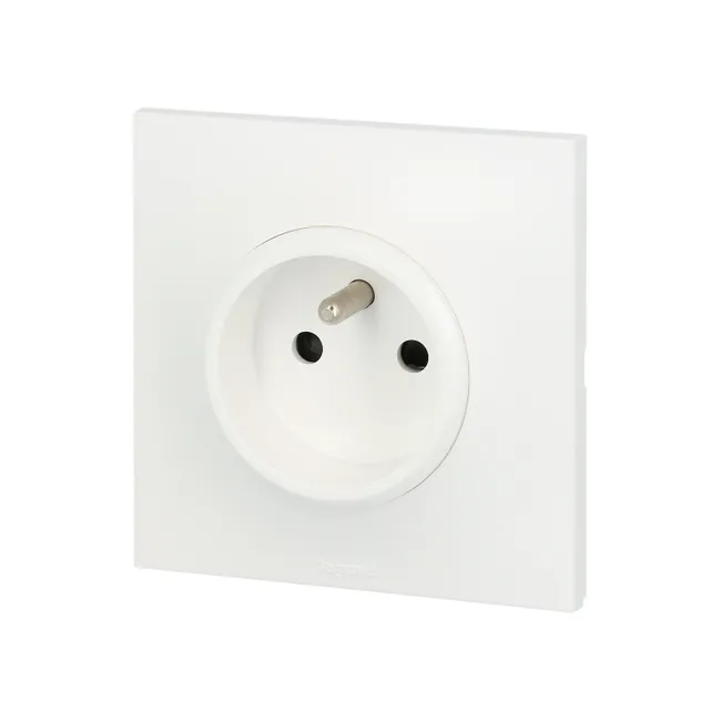 Image principale de Prise avec terre complet Neptune, LEGRAND blanc