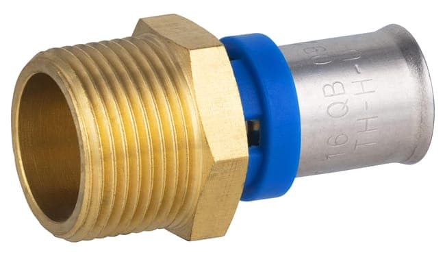 Raccord mâle M.20x27(3/4'') multicouche à sertir Diam.16 mm