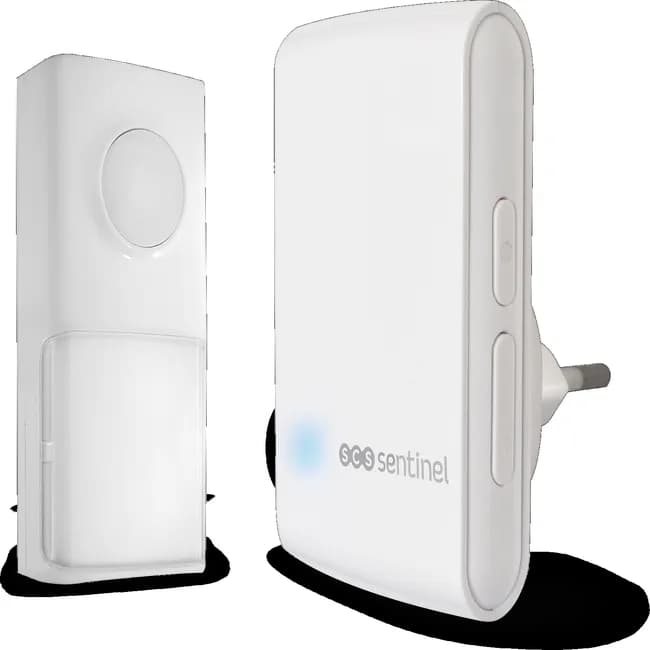 Image principale de Carillon sans fil Ecobell 100 SCS SENTINEL, blanc