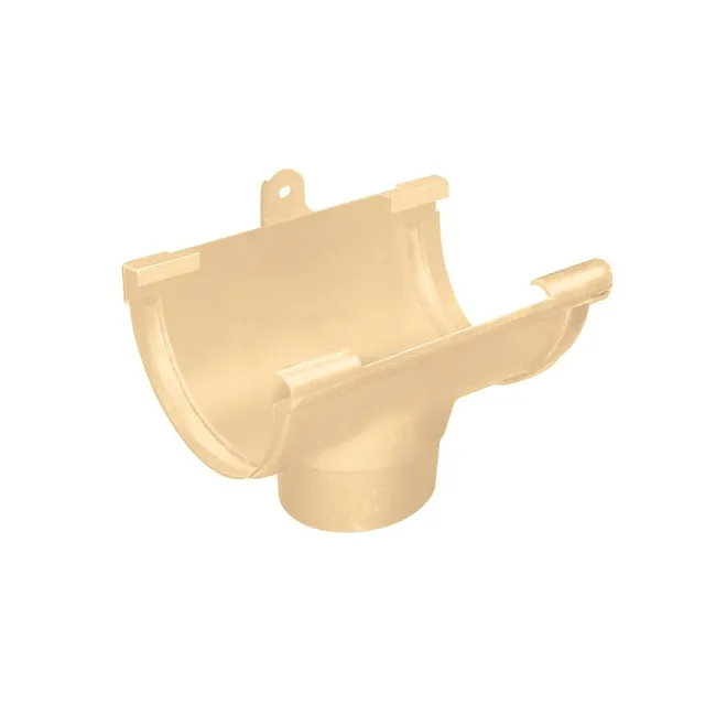 Image principale de Naissance centrale avec support pour gouttière de 25 sortie Ø80 sable