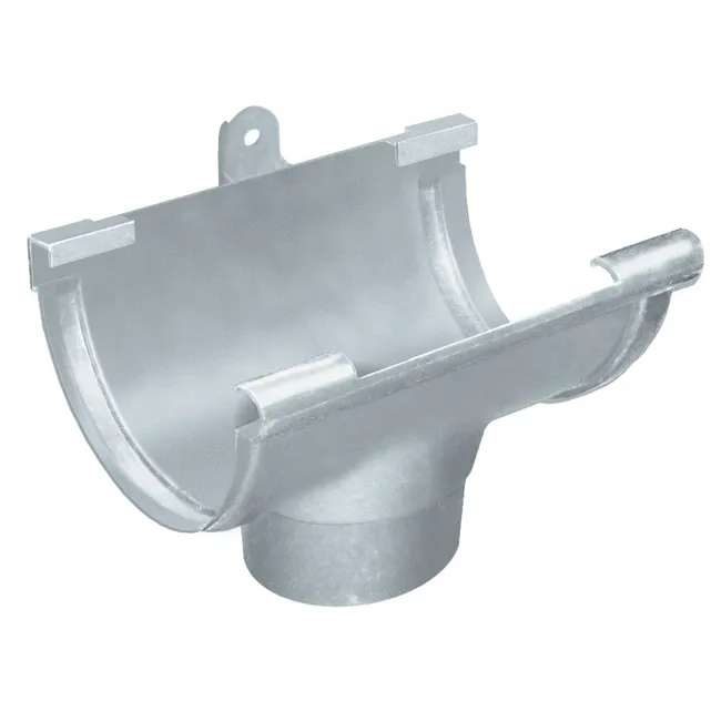 Image principale de Naissance centrale avec support sortie Ø80 Gris