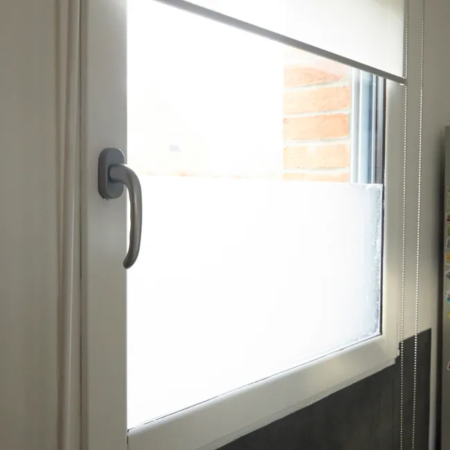 Image principale de Film adhésif pour vitrage repositionnable, antiregards dépoli, L.250 x l.90