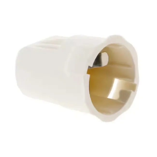 Image principale de Douille automatique à baïonnette B22 100W coloris blanc ZENITECH 841505