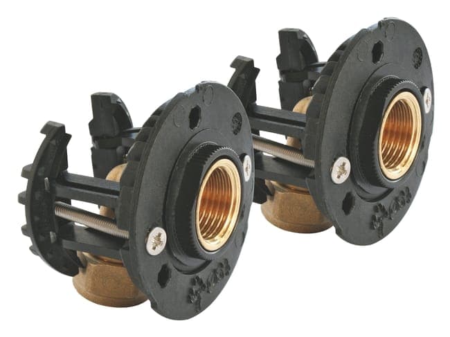 Image principale de Kit complet fixation Robinetterie Bain Douche- PER Ø16 - Rac Compression F15/21