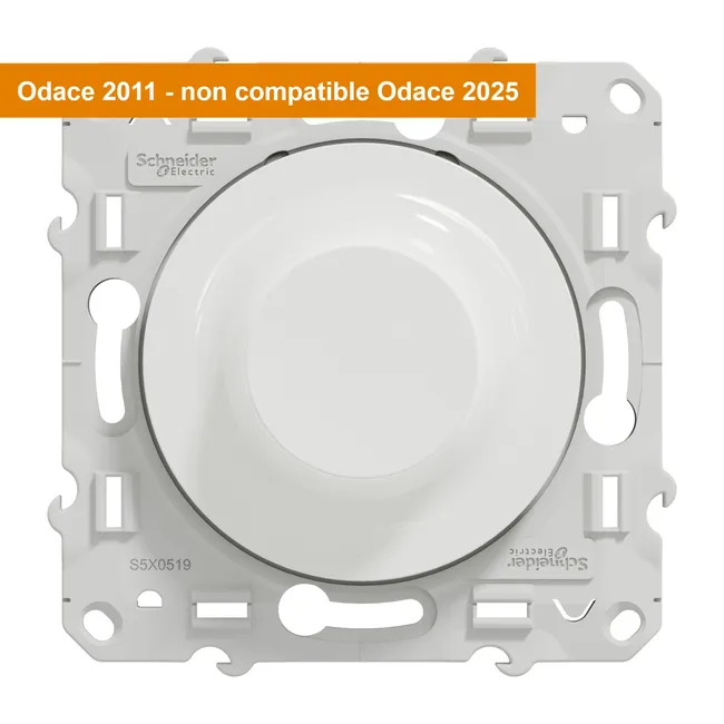 Image principale de Variateur universel à assembler Odace, SCHNEIDER ELECTRIC, blanc