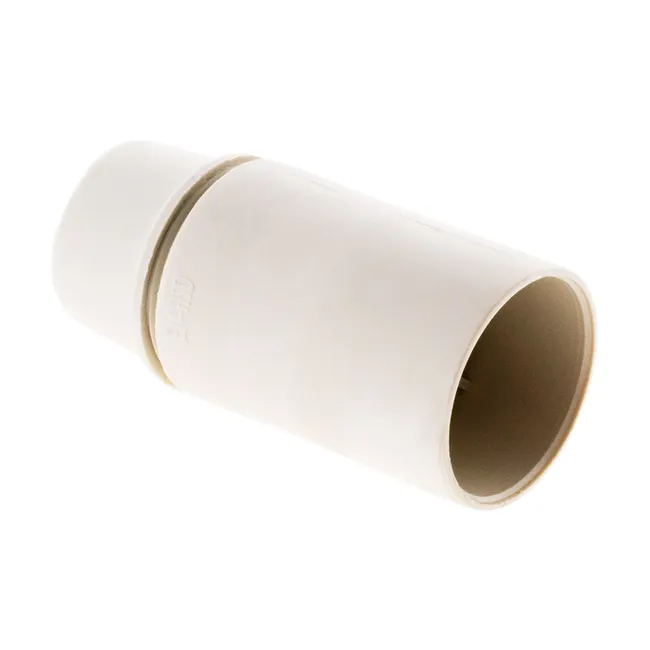 Image principale de Douille lisse sans bague E14 - Blanc - Zenitech