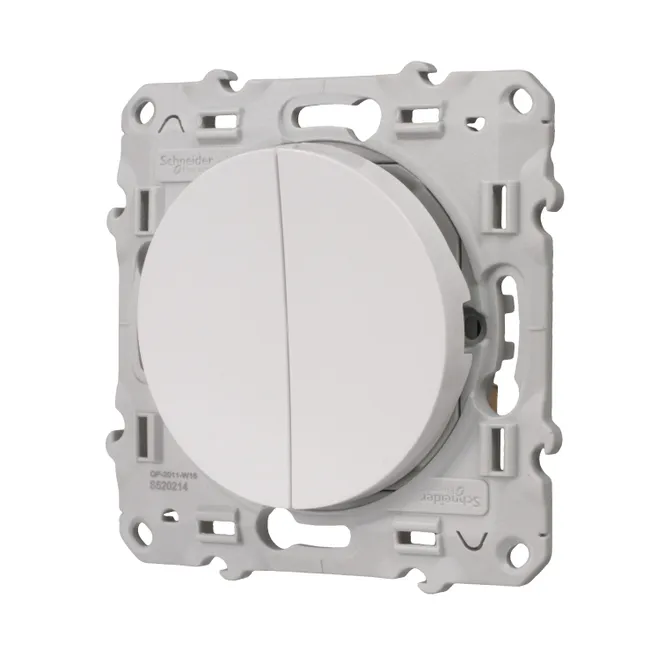 Image principale de Interrupteur double va et vient ODACE - SCHNEIDER ELECTRIC