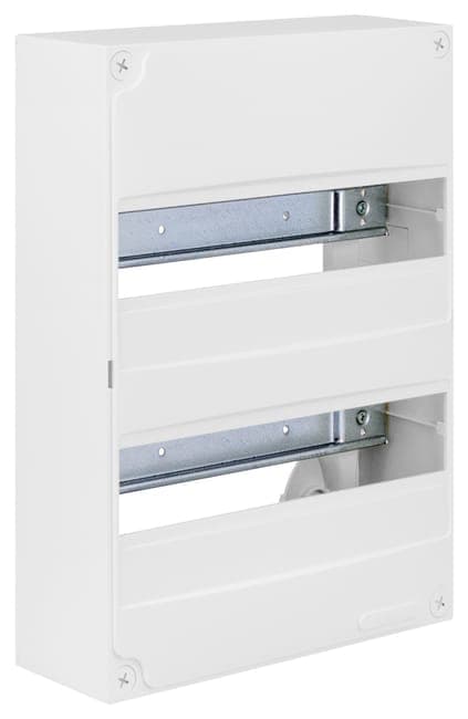 Image principale de Tableau électrique nu 2 rangées Siemens, IP30, IK05, dimensions 350x250x97 mm, pour montage en GTL ou saillie