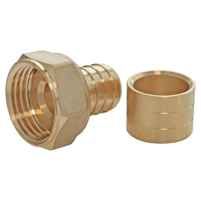 Image principale de Raccord à glissement pour PER Ø16 - Ecrou tournant 20/27 (3/4")- Sachet 2 pièces