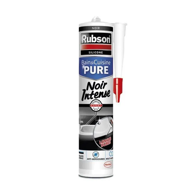 Image principale de Mastic noir intense Bain et Cuisine - 280ml - RUBSON
