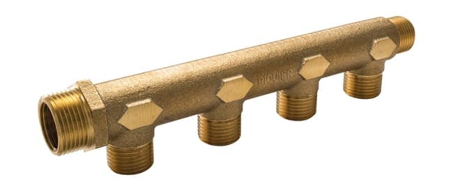 Collecteur mâle 20x27, départ 15x21 - 8 départs- réf : 175156