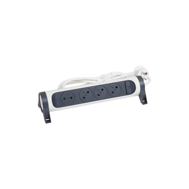 Image principale de Multiprise LEGRAND FB 4X2P+T PREMIUM ROTATIVE ET FIXABLE 1.