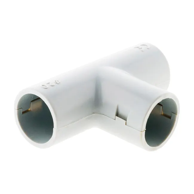 Image principale de Lot de 10 Tés pour tube IRL Ø20mm - Gris - Zenitech