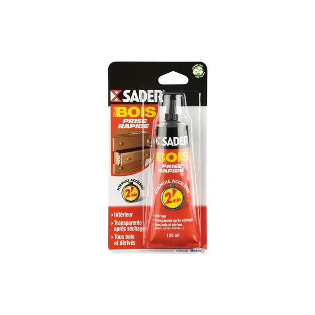 Image principale de SADER COLLE BOIS RAPIDE BL.125ML SADER - 30628948