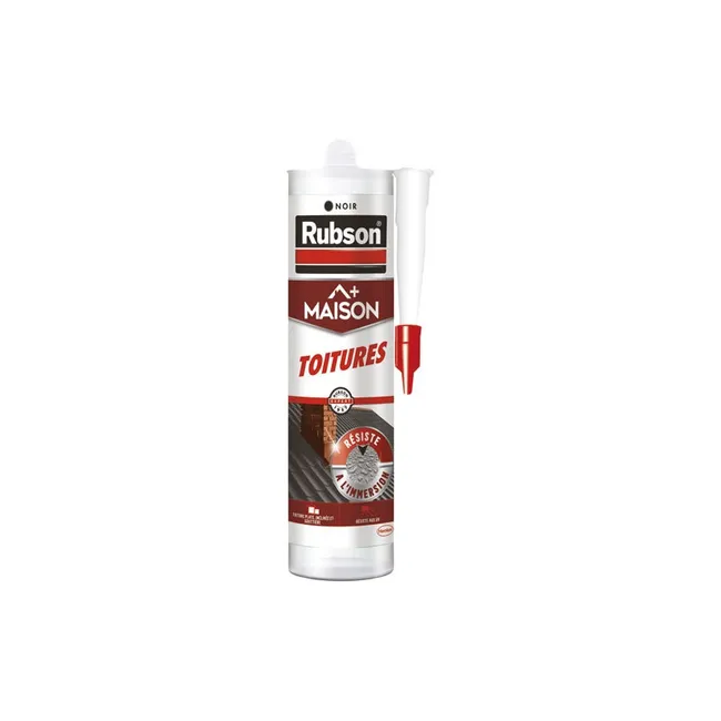 Image principale de MASTIC TOITURE CARTOUCHE 280ML NOIR RUBSON - 2834086
