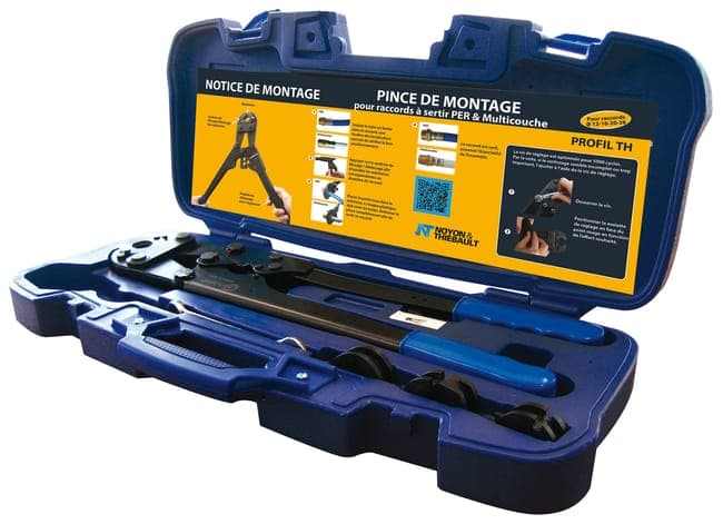 Pince à Sertir pour raccords Multicouche et PER profil TH coffret NOYON & THIEBAULT