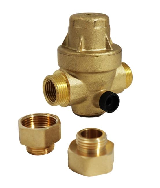 Réducteur de pression à membrane Ecobar Mâle - Mâle 20 x 27 (3/4") et 15 x 21 (1/2")