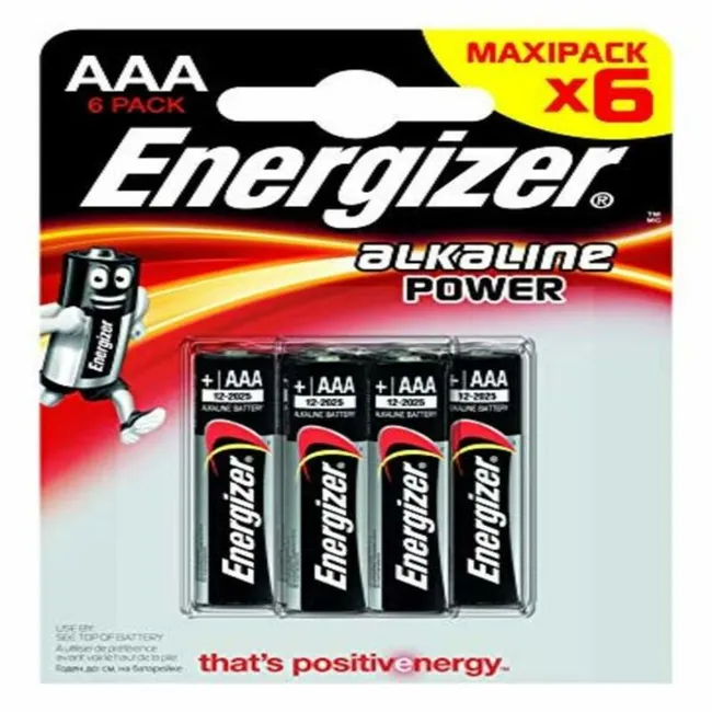 Image principale de Batteries Energizer E300132500 LR03 AAA (6 uds)