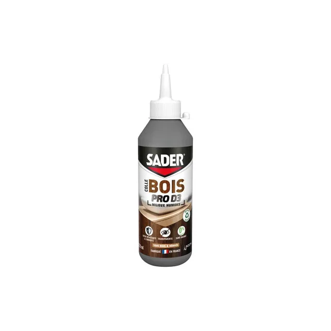 Image principale de SADER COLLE BOIS PRO D3 EXT. 250ML SADER - 30620915