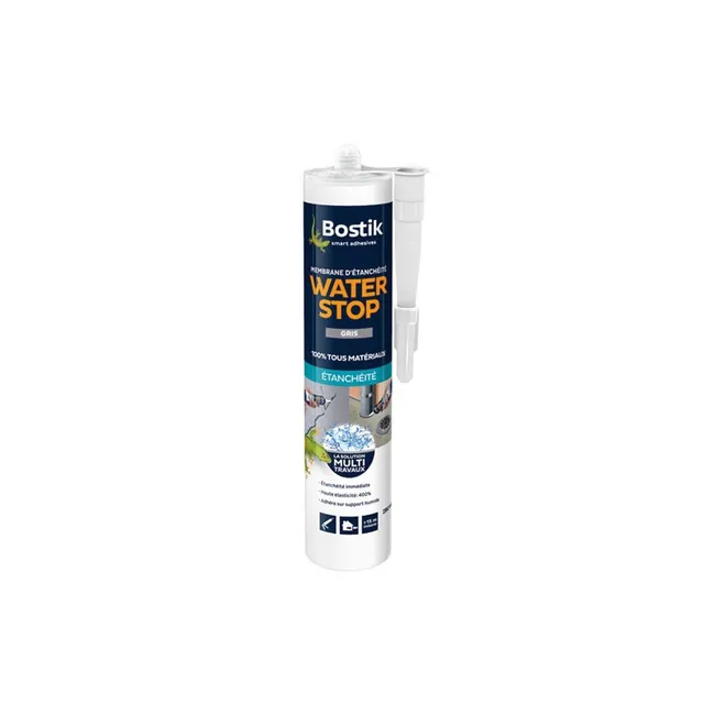 Image principale de WATERSTOP MASTIC CARTOUCHE 290ML GRIS BOSTIK - 30605251