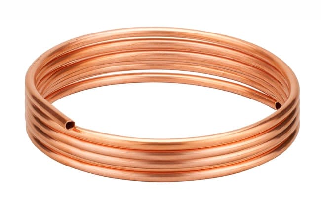 Tube Cuivre Ø12 en Couronne Longueur 5 mètres NOYON & THIEBAULT