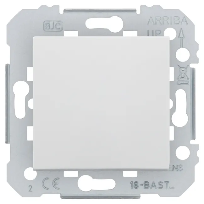 Image principale de Va-et-vient Siemens Delta Viva, design contemporain, plaques réversibles, fixation sans outil, garantie 2 ans, blanc