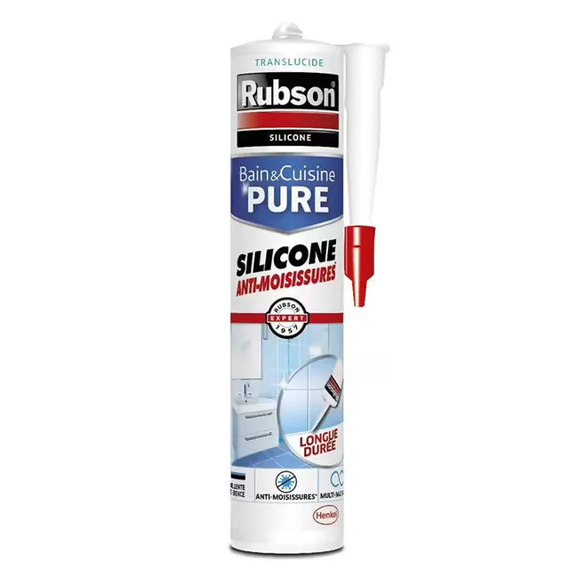 Image principale de Mastic Cuisine & Bain RUBSON 217443 - Silicone - Transparent - 280mL
