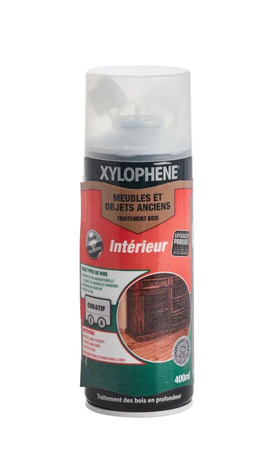 Image principale de Traitement bois meubles, objets et parquets intérieur aérosol 400 ml - XYLOPHENE