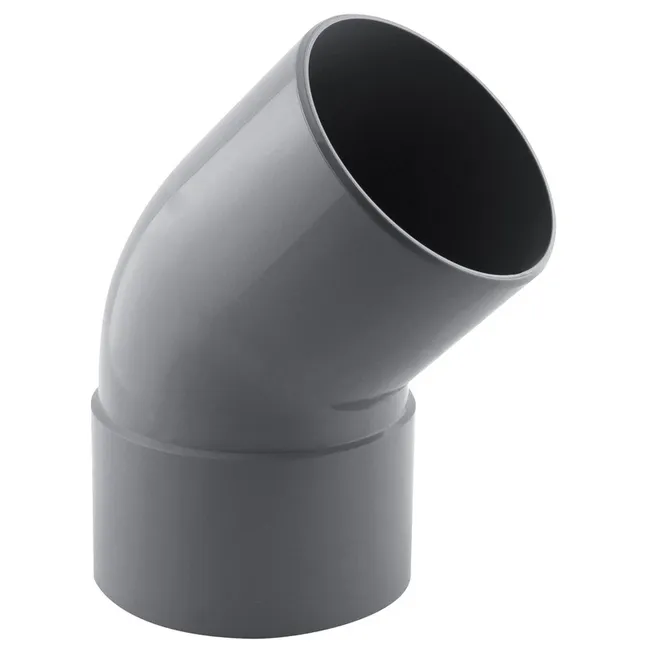 Image principale de Coude PVC évacuation 45° mâle/femelle Ø100