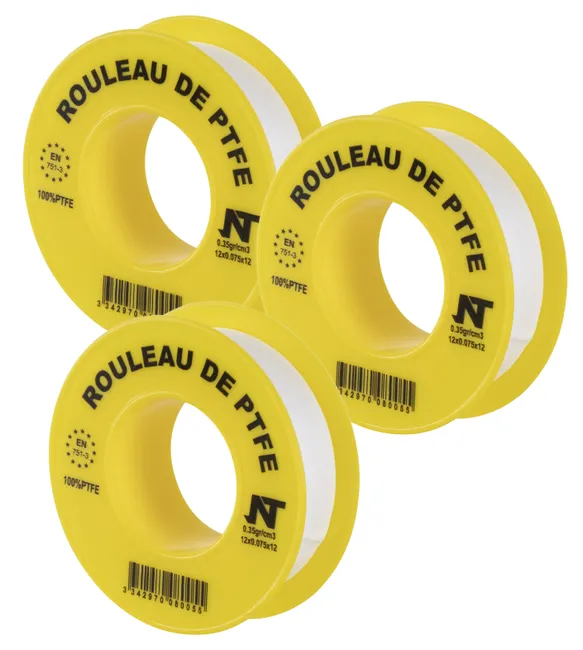 Image principale de Rouleau de Teflon EtanchéiTé - Longueur 12 mètres - Largeur 12 millimètres NOYON & THIEBAULT