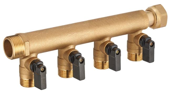 Image principale de Collecteur Ecrou libre Femelle - Mâle 20x27 - 4 départs à Vannes 15x21 NOYON & THIEBAULT