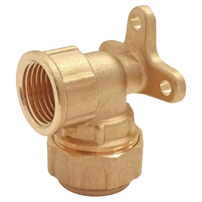 Image principale de Applique murale laiton pour PE Ø20 - Femelle 15/21 - Serrage extérieur