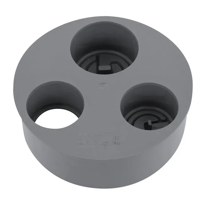 Image principale de Tampon de réduction PVC évacuation triple operculé Ø100x40/32/32
