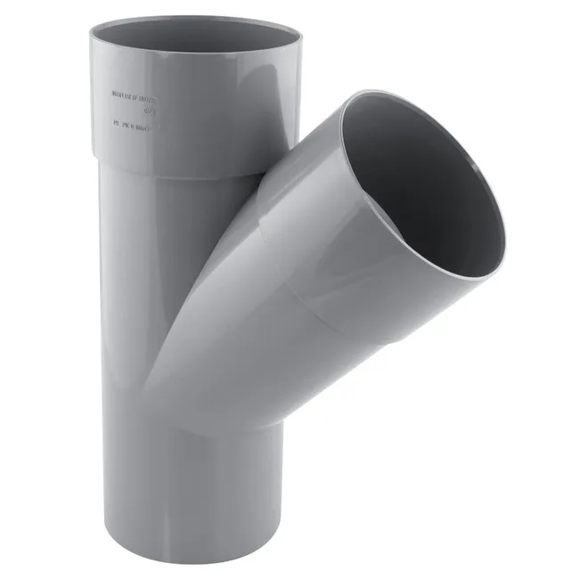 Image principale de Culotte PVC évacuation 45° mâle/femelle Ø100