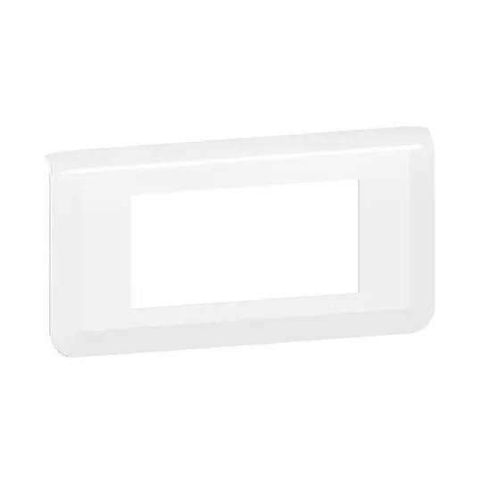 Image principale de Plaque de finition Mosaic Blanc EU - 1 poste - 4 modules - Horizontal