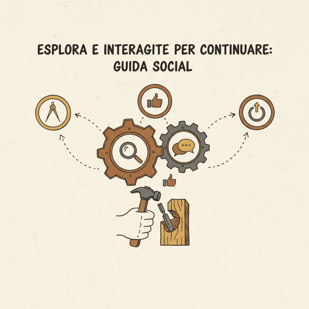 Esplora e Interagite per Continuare: Guida Social